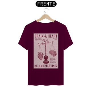 Nome do produto camisa brain e heart