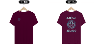 Nome do produto camisa lost in music AZUL
