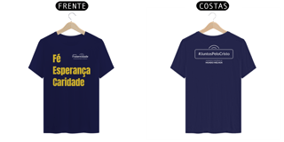 Nome do produto Camiseta Fé, Esperança e Caridade