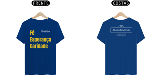 Nome do produto Camiseta Fé, Esperança e Caridade