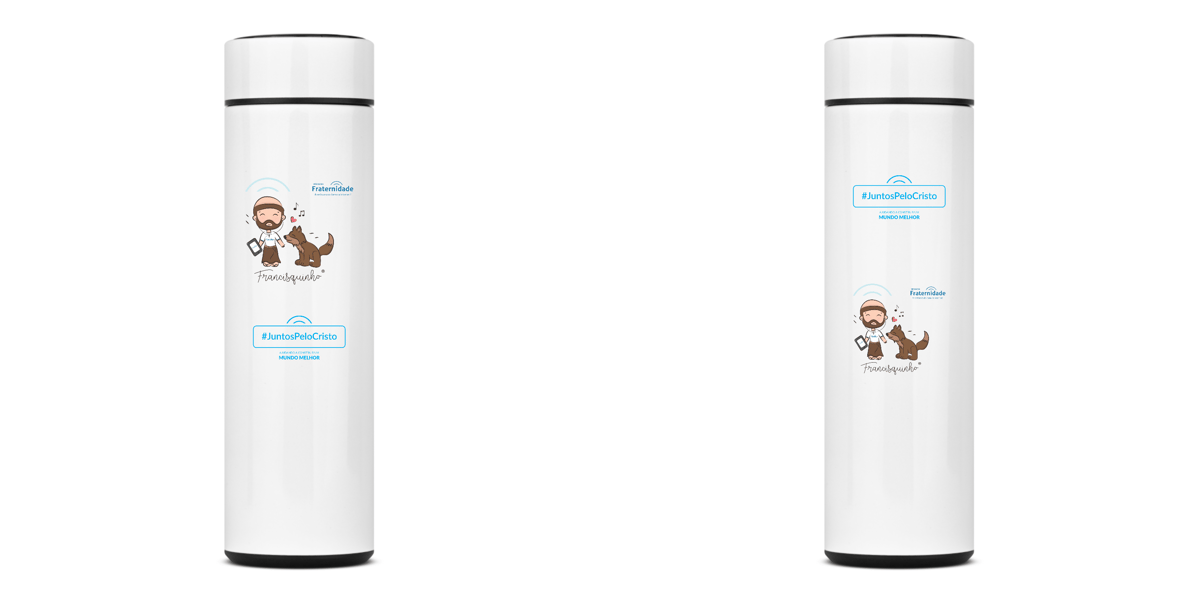 Nome do produto: Garrafa Térmica (branca)