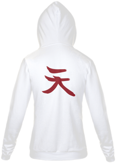 Nome do produto  Moletom com Zíper | Akuma Kanji - Street Fighter