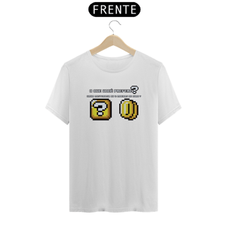 Nome do produto T-Shirt Quality | Caixa Misteriosa - Super Mario World