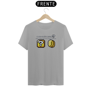 Nome do produto T-Shirt | Caixa Misteriosa - Super Mario World