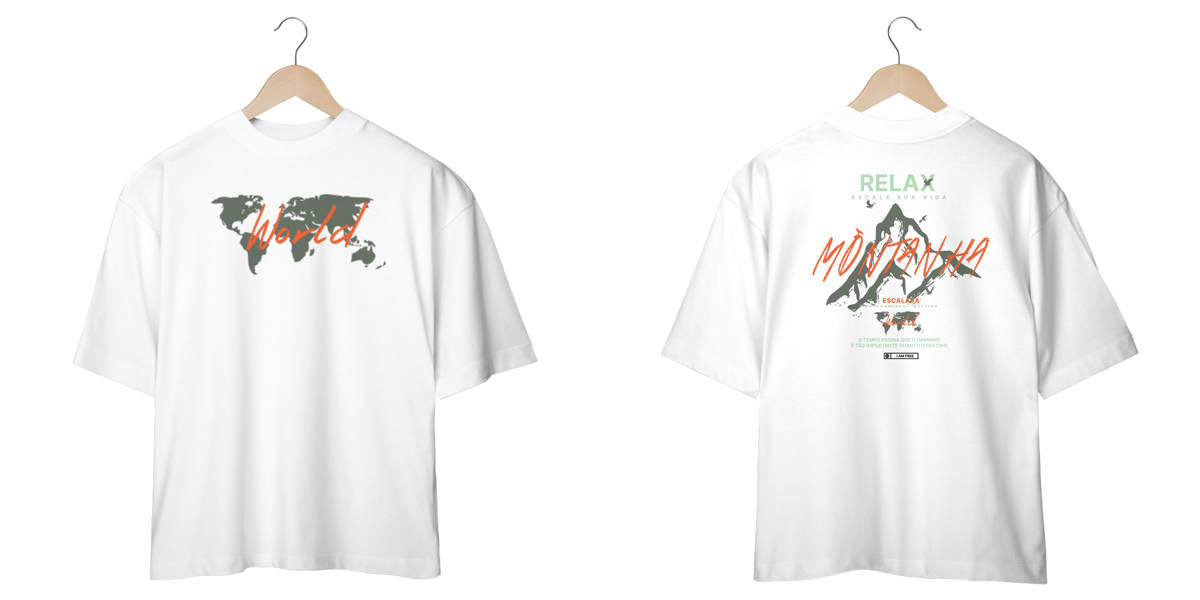 Nome do produto: Camiseta Oversized