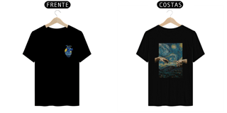 Nome do produto camisa preta de van gogh