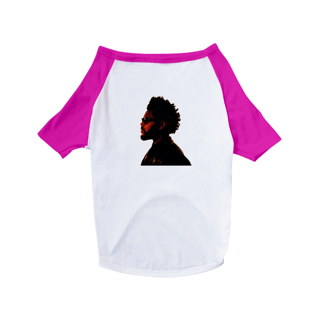 Nome do produto camisa para pet the weeknd