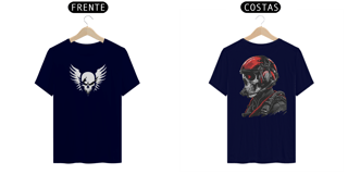 Nome do produto Camiseta skull pilot war