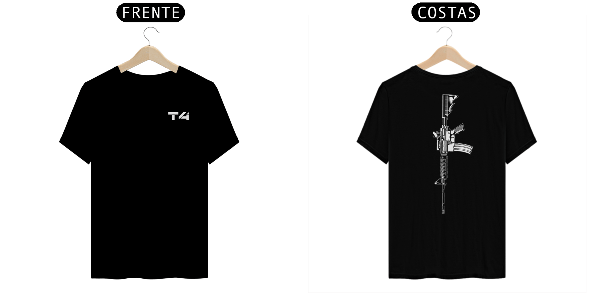 Camiseta Rifle M4 - T4 Warzone