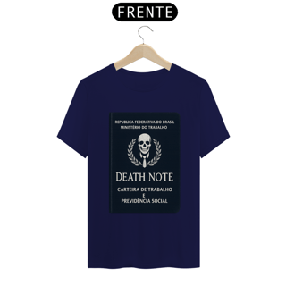 Nome do produto Camisa - Carteira de Trabalho: Death Note