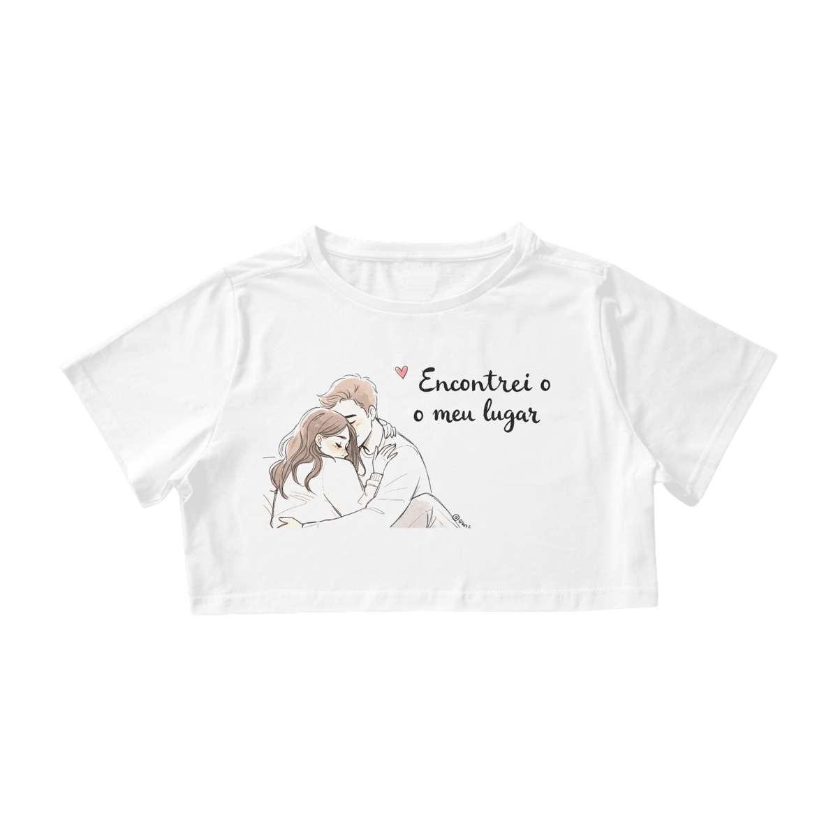 Nome do produto: Cropped - Encontrei o meu Lugar