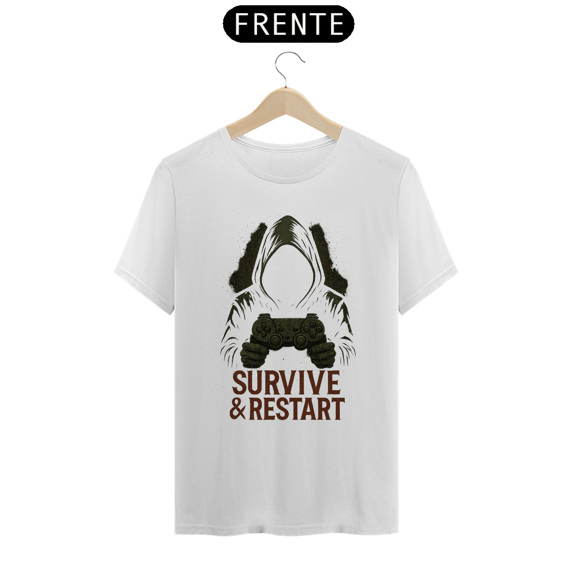 Camisa - Survive & Restart