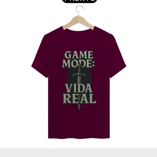 Nome do produto Camisa - Game mode: Vida Real