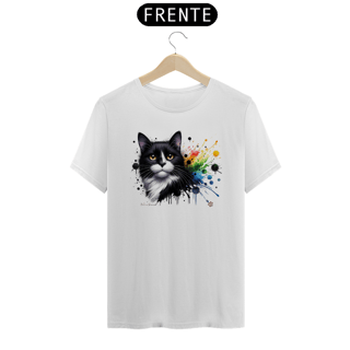 Gato Preto e Branco: Contraste Perfeito