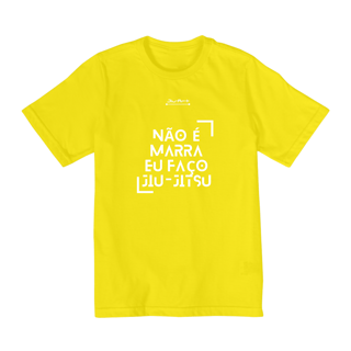 Nome do produto Camisa não é marra (Infantil de 02 a 08 anos) Letra branca