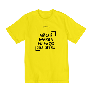 Nome do produto Camisa não é marra (Infantil de 10 a 14 anos) Letra preta