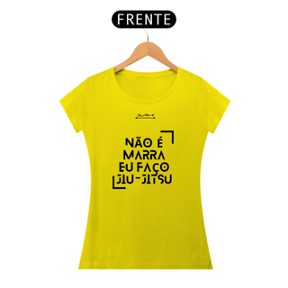 Nome do produto Camisa não é marra (Letra preta)