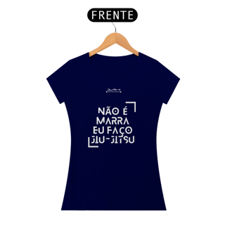 Nome do produto Camisa não é marra (Letra branca)