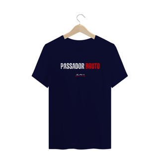 Nome do produto Camisa Plus Size - Passador bruto (letra branca)