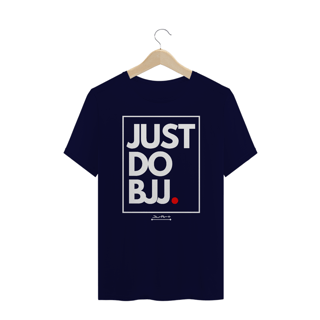 Nome do produto Camisa Plus Size Just do BJJ. (Letra branca)