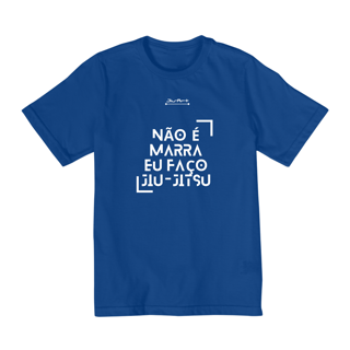 Nome do produto Camisa não é marra (Infantil de 02 a 08 anos) Letra branca