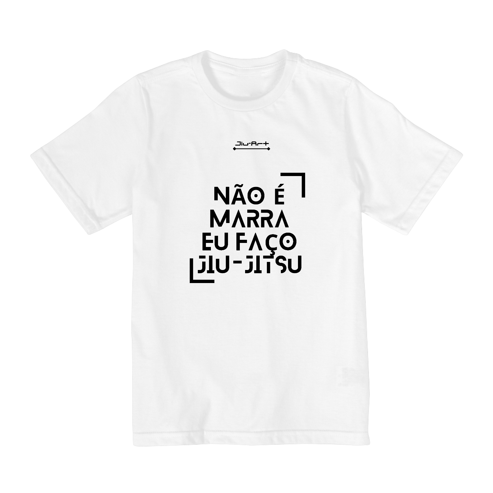 Camisa não é marra (Infantil de 02 a 08) Letra preta