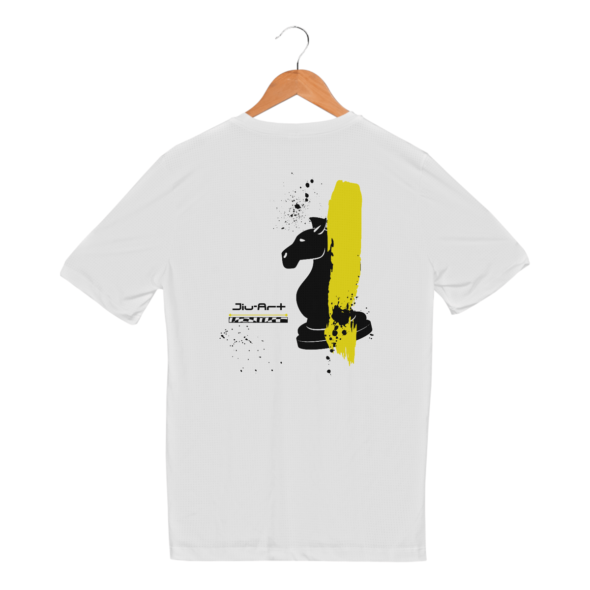 Nome do produto: Camisa Sport Dry UV - Faixa amarela