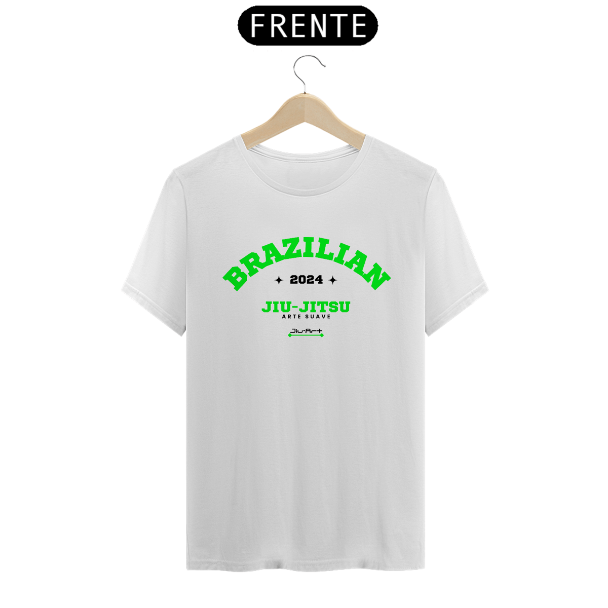 Nome do produto: Camisa Brazilian jiu-jitsu 2024 (Letra verde)