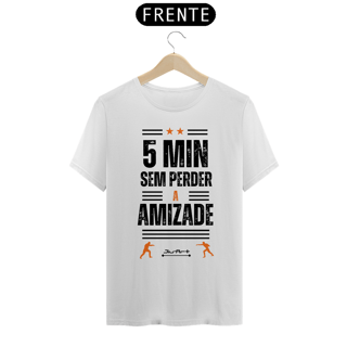 Nome do produto Camisa 5min (Letra preta)