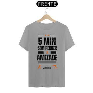Nome do produto Camisa 5min (Letra preta)