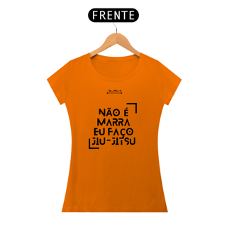 Nome do produto Camisa não é marra (Letra preta)