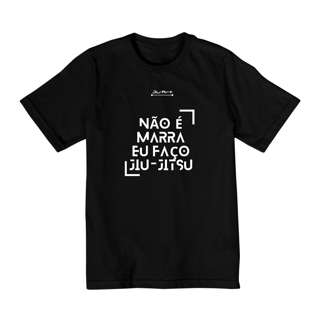 Nome do produto Camisa não é marra (Infantil de 02 a 08 anos) Letra branca
