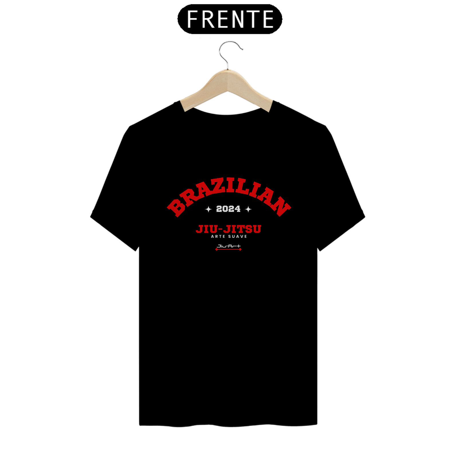 Camisa Brazilian jiu-jitsu 2024 (Letra vermelho)