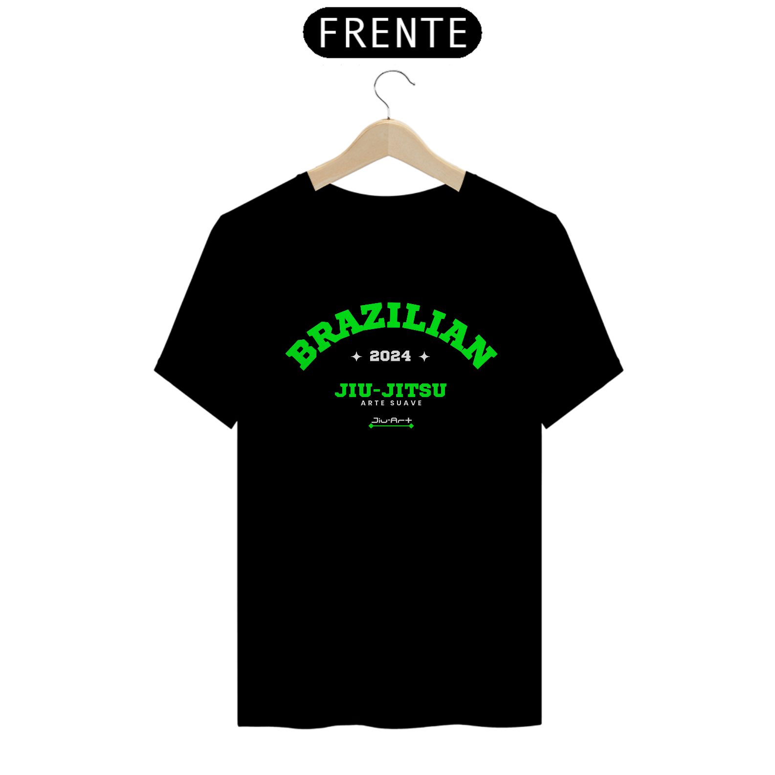 Camisa Brazilian jiu-jitsu 2024 (Letra verde)