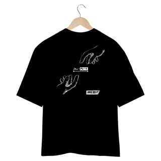Nome do produto Camisa Oversized Jiu-Art - A criação (Letra branca)