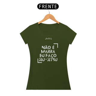 Nome do produto Camisa não é marra (Letra branca)