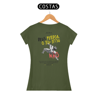 Nome do produto Camisa o Jiu-Jitsu não perdoa (Letra preta)