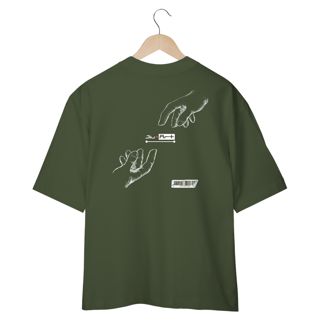 Nome do produto Camisa Oversized Jiu-Art - A criação (Letra branca)