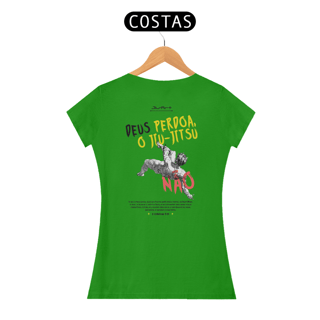 Nome do produto Camisa o Jiu-Jitsu não perdoa (Letra preta)