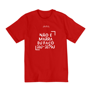 Nome do produto Camisa não é marra (Infantil de 02 a 08 anos) Letra branca