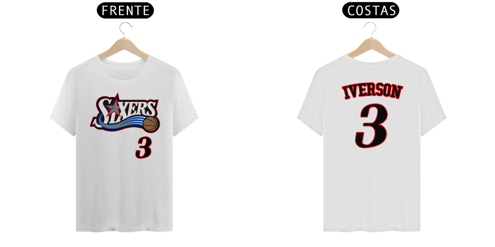 Camiseta Allen Iverson - Philadelphia 76ers