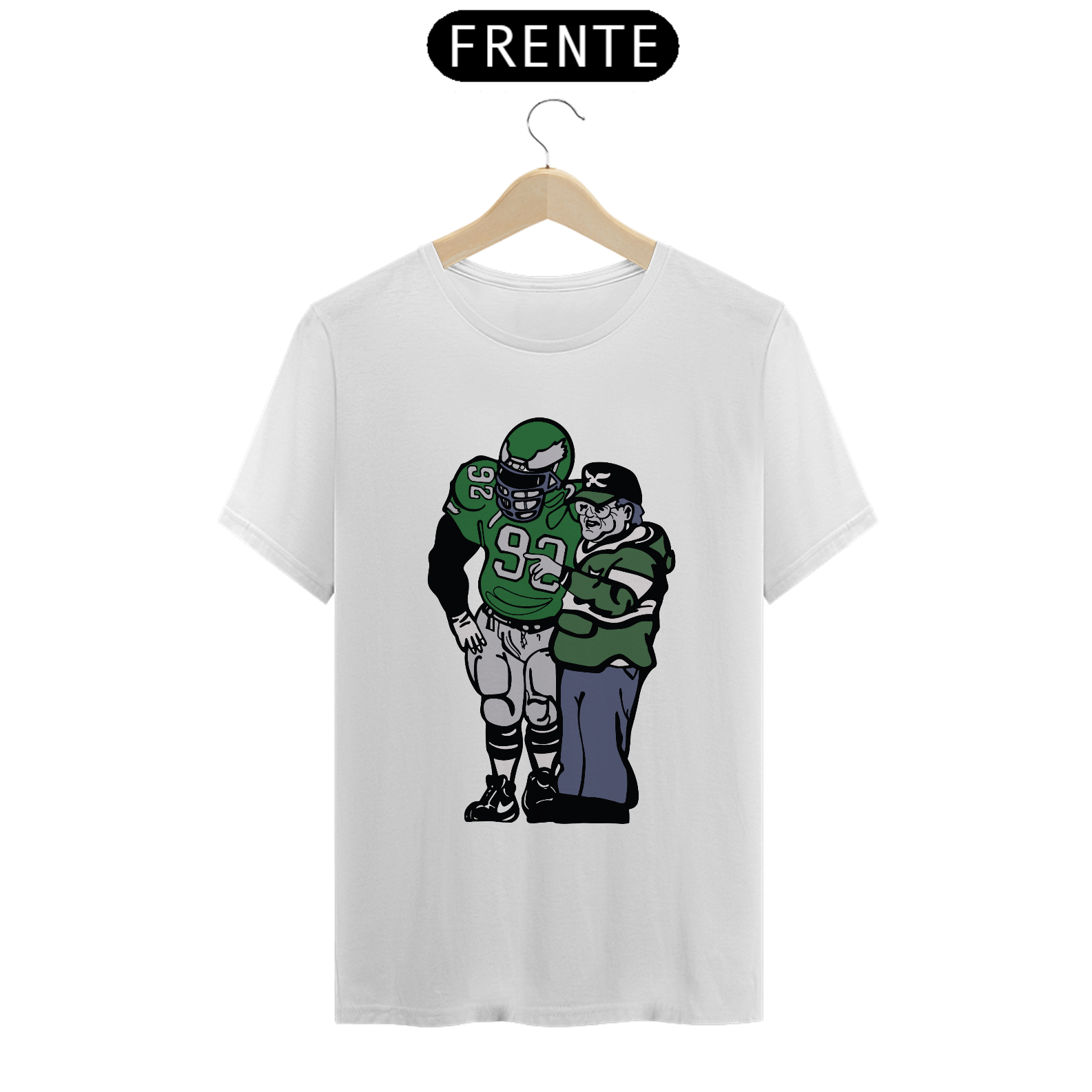 Camiseta Reggie White e Buddy Ryan - Philadelphia Eagles