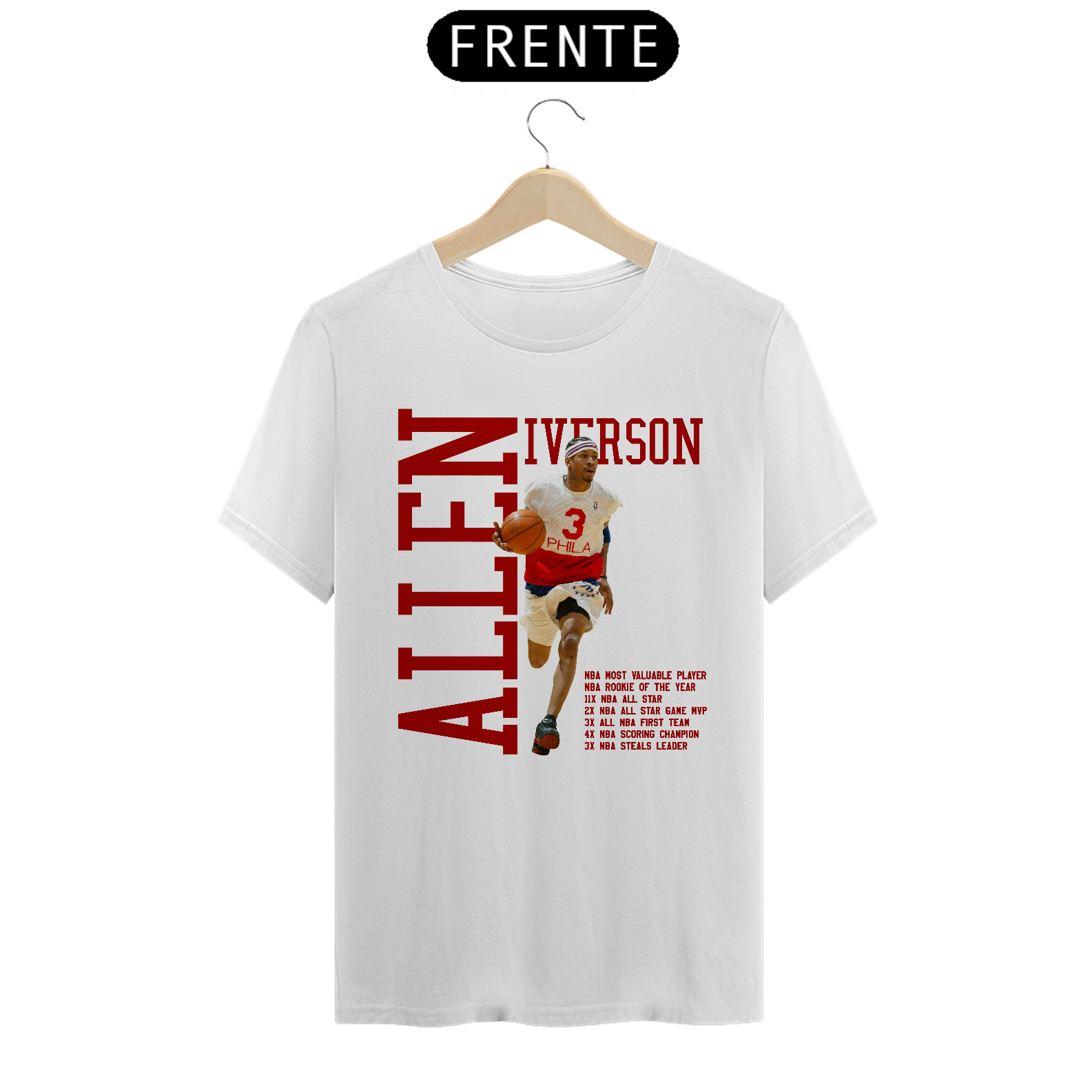 Camiseta Allen Iverson - Philadelphia 76ers