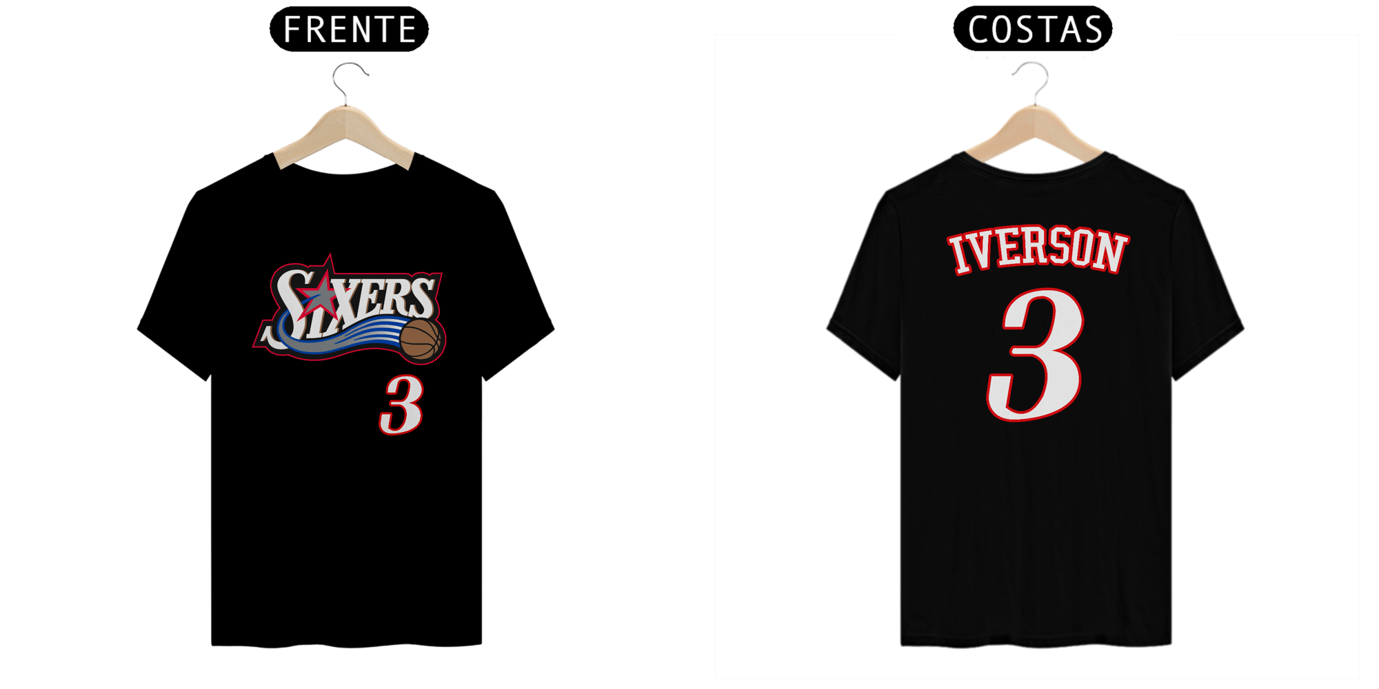 Camiseta Allen Iverson - Philadelphia 76ers