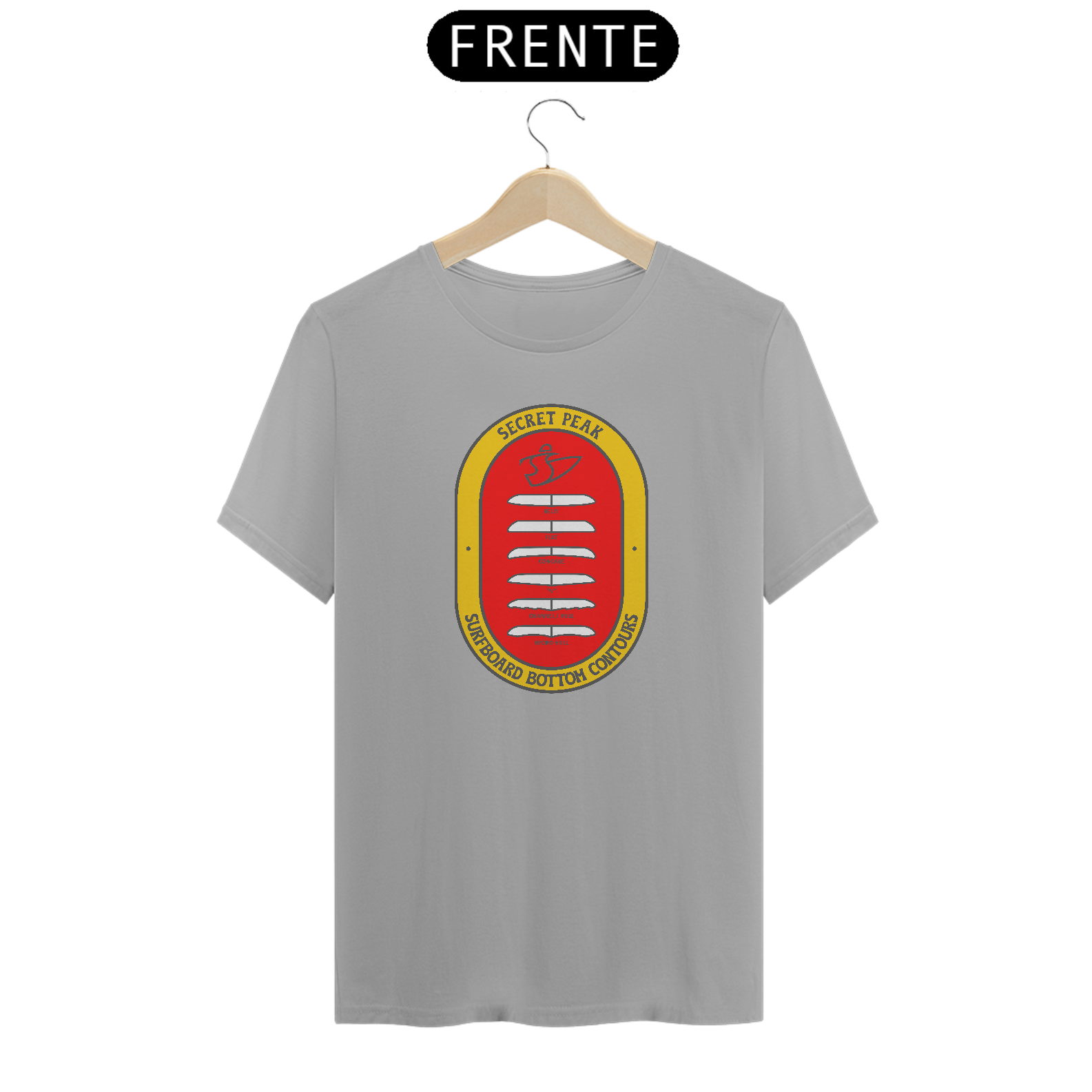 CAMISETA SECRET PEAK SURFBOARD BOTTOM CONTOURS