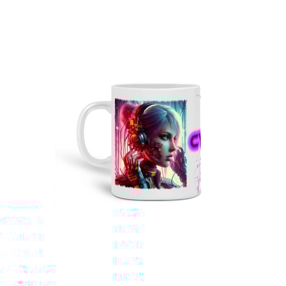 Caneca - Cyberpunk Android