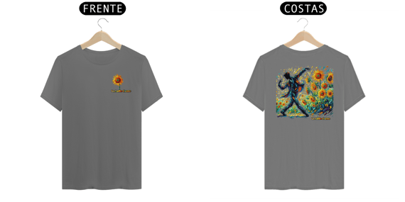 T-shirt estonada - Girassóis dançantes 