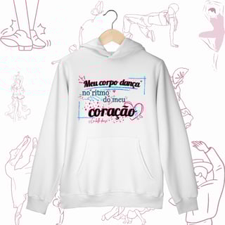 Dança que pulsa - Moletom Canguru 