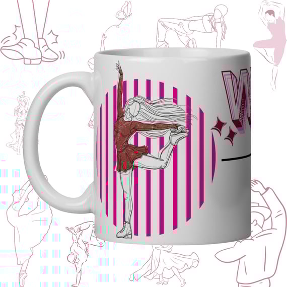 Patinação Artística  - Caneca  - Wheels and movement 