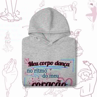 Nome do produto Dança que pulsa - Moletom Canguru 